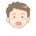 舌を突き出す