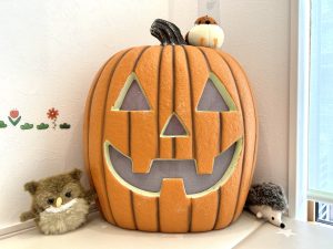 院内のハロウィン飾り