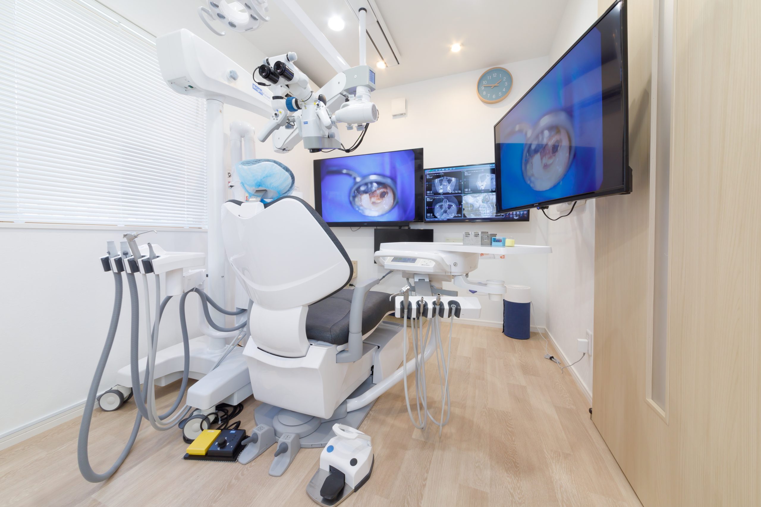 完全個室の診療室